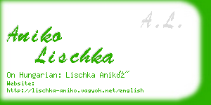 aniko lischka business card